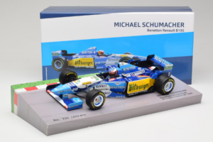 Benetton B195 Renault #1 M. Schumacher European GP Winner F1 World Champion 1995 Minichamps 1:18 513953201 Kovina – slika 7 od 7