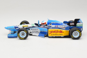 Benetton B195 Renault #1 M. Schumacher Benetton Formula French Grand Prix Winner 1995 Minichamps 1:18 100950001 Kovina – slika 3 od 7