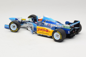Benetton B195 Renault #1 M. Schumacher Benetton Formula French Grand Prix Winner 1995 Minichamps 1:18 100950001 Kovina – slika 5 od 7