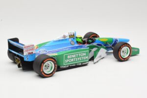 Benetton Ford B194 #5 M. Schumacher Demonstration Run Belgian GP 2017 Minichamps 1:18 510941705 Kovina – slika 2 od 6