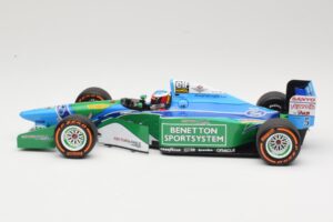 Benetton Ford B194 #5 M. Schumacher Demonstration Run Belgian GP 2017 Minichamps 1:18 510941705 Kovina – slika 3 od 6