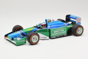 Benetton Ford B194 #5 M. Schumacher Demonstration Run Belgian GP 2017 Minichamps 1:18 510941705 Kovina