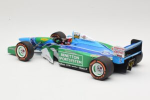 Benetton Ford B194 #5 M. Schumacher Demonstration Run Belgian GP 2017 Minichamps 1:18 510941705 Kovina – slika 5 od 6