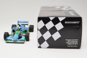 Benetton Ford B194 #5 M. Schumacher Demonstration Run Belgian GP 2017 Minichamps 1:18 510941705 Kovina – slika 6 od 6