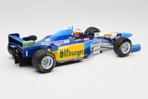 Benetton Renault B195 #1 M. Schumacher Winner Belgian GP 1995 Minichamps 1:18 510952901 Kovina – slika 2 od 6