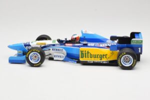 Benetton Renault B195 #1 M. Schumacher Winner Belgian GP 1995 Minichamps 1:18 510952901 Kovina – slika 3 od 6