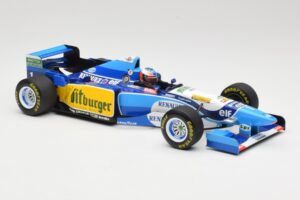 Benetton Renault B195 #1 M. Schumacher Winner Belgian GP 1995 Minichamps 1:18 510952901 Kovina – slika 4 od 6