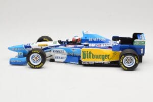Benetton Renault B195 #1 M. Schumacher Winner German GP 1995 Minichamps 1:18 510952701 Kovina – slika 3 od 6