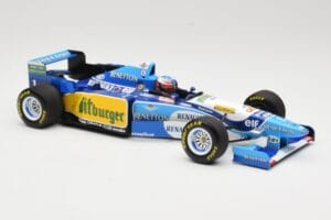 Benetton Renault B195 #1 M. Schumacher Winner German GP 1995 Minichamps 1:18 510952701 Kovina – slika 4 od 6