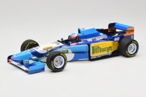 Benetton Renault B195 #1 M. Schumacher Winner Monaco GP 1995 Minichamps 1:18 510952301 Kovina