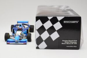 Benetton Renault B195 #1 M. Schumacher Winner Monaco GP 1995 Minichamps 1:18 510952301 Kovina – slika 6 od 6