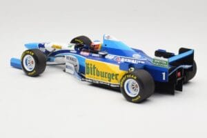 Benetton Renault B195 #1 M. Schumacher Winner Pacific GP F1 World Champion 1995 Minichamps 1:18 510953301 Kovina – slika 5 od 6
