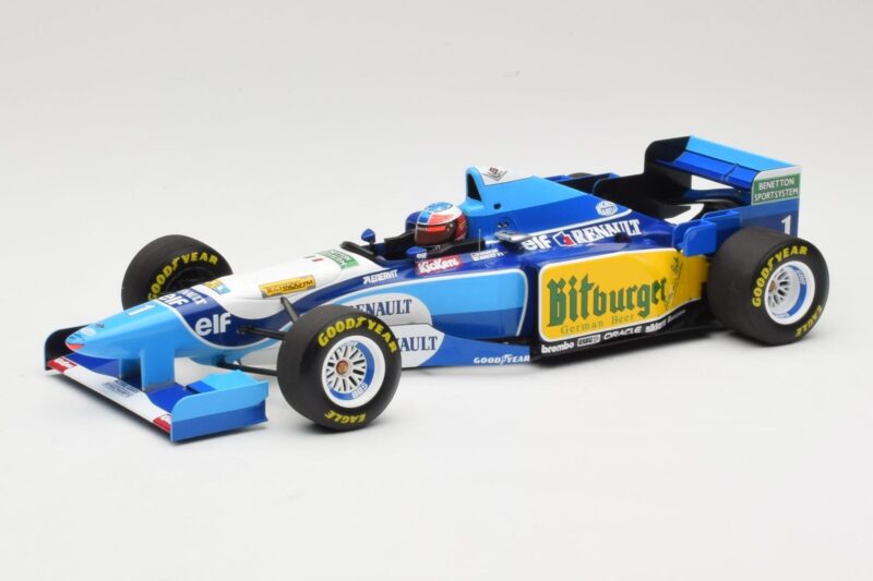 Benetton Renault B195 #1 M. Schumacher Winner Pacific GP F1 World Champion 1995 Minichamps 1:18 510953301 Kovina