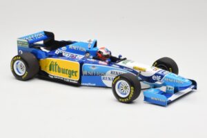 Benetton Renault B195 #2 J. Herbert Winner British GP 1995 Minichamps 1:18 110950802 Kovina – slika 4 od 6