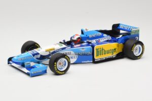 Benetton Renault B195 #2 J. Herbert Winner British GP 1995 Minichamps 1:18 110950802 Kovina