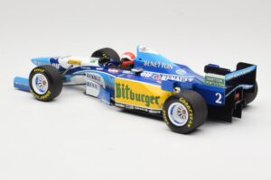 Benetton Renault B195 #2 J. Herbert Winner British GP 1995 Minichamps 1:18 110950802 Kovina – slika 5 od 6