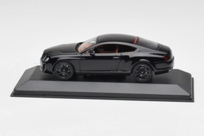 Bentley Continental GT Črn S Črnimi Platišči Minichamps 1:43 BENTLEY002 Kovina