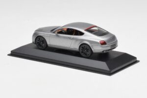 Bentley Continental GT Siv S Črnimi Platišči Minichamps 1:43 BENTLEY001 Kovina – slika 3 od 4