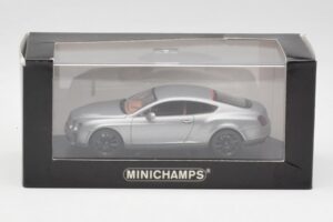 Bentley Continental GT Siv S Črnimi Platišči Minichamps 1:43 BENTLEY001 Kovina – slika 4 od 4
