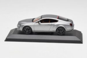 Bentley Continental GT Siv S Črnimi Platišči Minichamps 1:43 BENTLEY001 Kovina