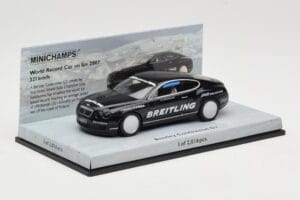 Bentley Continental GT World Record Car on Ice Črn Minichamps 1:43 436139026-O Kovina – slika 2 od 4