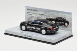 Bentley Continental GT World Record Car on Ice Črn Minichamps 1:43 436139026-O Kovina – slika 3 od 4