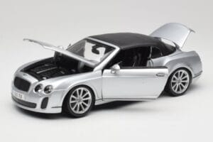 Bentley Continental Supersports Kabriolet 1. Generacija Srebrn Bburago 1:18 18-11037S Kovina – slika 2 od 8