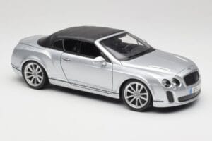 Bentley Continental Supersports Kabriolet 1. Generacija Srebrn Bburago 1:18 18-11037S Kovina – slika 6 od 8
