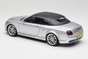 Bentley Continental Supersports Kabriolet 1. Generacija Srebrn Bburago 1:18 18-11037S Kovina – slika 7 od 8