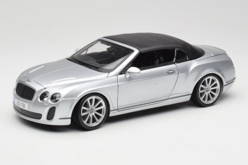 Bentley Continental Supersports Kabriolet 1. Generacija Srebrn Bburago 1:18 18-11037S Kovina