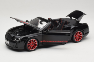 Bentley Continental Supersports ISR Kabriolet Črn Z Rdečimi Platišči Bburago 1:18 18-11035 Kovina – slika 2 od 8