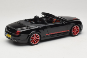 Bentley Continental Supersports ISR Kabriolet Črn Z Rdečimi Platišči Bburago 1:18 18-11035 Kovina – slika 3 od 8