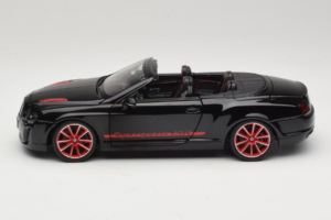 Bentley Continental Supersports ISR Kabriolet Črn Z Rdečimi Platišči Bburago 1:18 18-11035 Kovina – slika 4 od 8