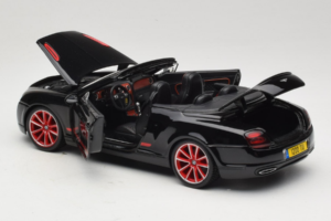 Bentley Continental Supersports ISR Kabriolet Črn Z Rdečimi Platišči Bburago 1:18 18-11035 Kovina – slika 5 od 8