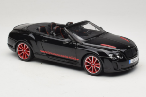 Bentley Continental Supersports ISR Kabriolet Črn Z Rdečimi Platišči Bburago 1:18 18-11035 Kovina – slika 6 od 8