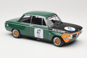 BMW 1600-2 BMW Alpina #47 P. Meyer Internationales ADAC Eifelrennen Nurburgring 1971 Minichamps 1:18 155712647 Kovina – slika 4 od 6