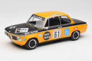 BMW 1600-2 BMW Alpina #61 R. Herzog / N. Lauda DNF 6 Hours Nurburgring 1970 Minichamps 1:18 155702661 Kovina