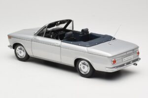 BMW 1600 Kabriolet Srebrna Minichamps 1:18 80430145819 Kovina – slika 7 od 8