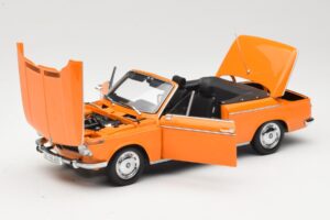 BMW 1600 E10 Kabriolet Oranžna Minichamps 1:18 100021030 Kovina – slika 2 od 8