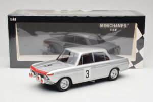 BMW 1800 TiSA #3 D. Glemser / J. Ickx 24 Hours of Spa 1965 Minichamps 1:18 155652903 Kovina – slika 6 od 6
