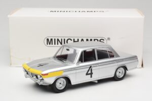 BMW 1800 TiSA #4 J. Ickx / J. van Ophem 24 Hours of Spa 1965 Winners Minichamps 1:18 107652504 Smola – slika 6 od 6