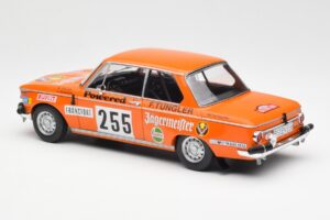 BMW 2002 Jagermeister #255 W. Stiller Rally Monte Carlo 1973 IXO 1:18 18RMC165 Kovina – slika 5 od 6