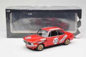 BMW 2002 Jockey Racing #33 B. Tobiasson / L. Nordstrom 6 Hours Nurburgring 1972 Minichamps 1:18 155722633 Kovina – slika 6 od 6