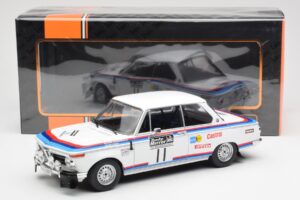 BMW 2002 #11 A. Warmbold / J. Todt RAC Rally 1973 IXO 1:18 18RMC164 Kovina – slika 6 od 6