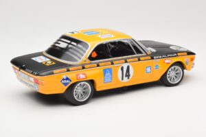 BMW 2800 CS BMW Alpina #14 H. Kelleners / G. Huber Winners 24 Hours of Spa 1970 Minichamps 1:18 155702714 Kovina – slika 2 od 6
