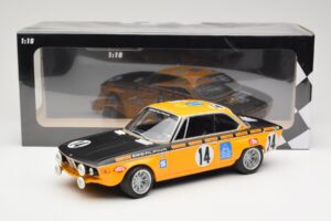 BMW 2800 CS BMW Alpina #14 H. Kelleners / G. Huber Winners 24 Hours of Spa 1970 Minichamps 1:18 155702714 Kovina – slika 6 od 6