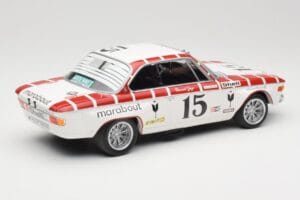 BMW 2800 CS E9 #15 Team Marabout Gaye / S. Braillard 24 Hours of Spa 1972 Minichamps 1:18 155722715 Kovina – slika 2 od 6