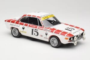 BMW 2800 CS E9 #15 Team Marabout Gaye / S. Braillard 24 Hours of Spa 1972 Minichamps 1:18 155722715 Kovina – slika 4 od 6
