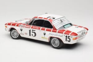 BMW 2800 CS E9 #15 Team Marabout Gaye / S. Braillard 24 Hours of Spa 1972 Minichamps 1:18 155722715 Kovina – slika 5 od 6