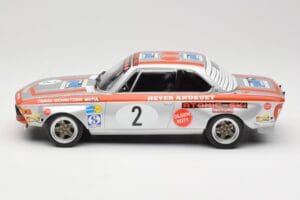 BMW 2800 CS E9 #2 Team Schnitzer J. Fitzpatrick / H. Heyer Winners Grand Prix Touring Cars Nurburgring 1972 Minichamps 1:18 1 – slika 3 od 6